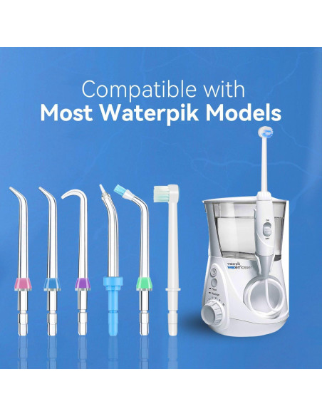 Consejos de Reemplazo Waterpik - 6 Piezas para Irrigador Oral Consejos de Reemplazo Waterpik - 6 Piezas para Irrigador Oral