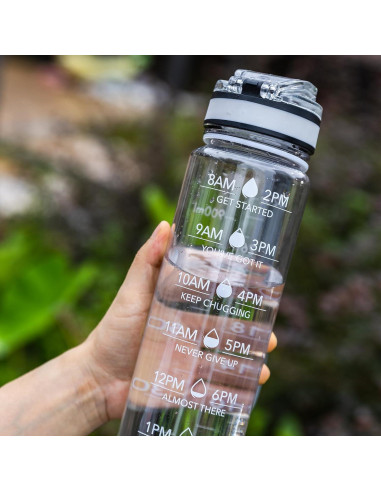Botella de Agua Oldley 0.91L Deportiva BPA Free Clara