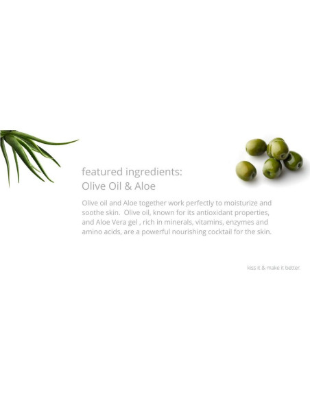 Jabón Natural Hidratante Kiss My Face Oliva y Aloe 230g Jabón Natural Hidratante Kiss My Face Oliva y Aloe 230g