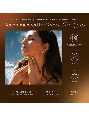 Suero Iluminador Carotónico Makari Naturalle SPF15 96.39g