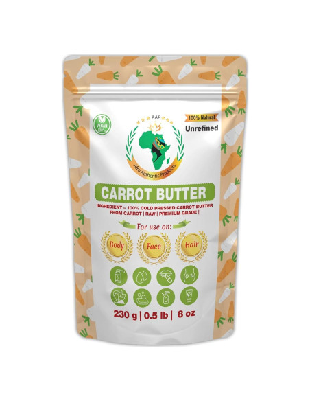 Mantequilla de Zanahoria Cruda Africanada 230g Orgánica Pura Mantequilla de Zanahoria Cruda Africanada 230g Orgánica Pura