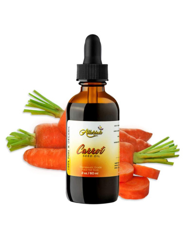 Aceite de Semilla de Zanahoria Allurials 60 ml - 100% Puro y Orgánico
