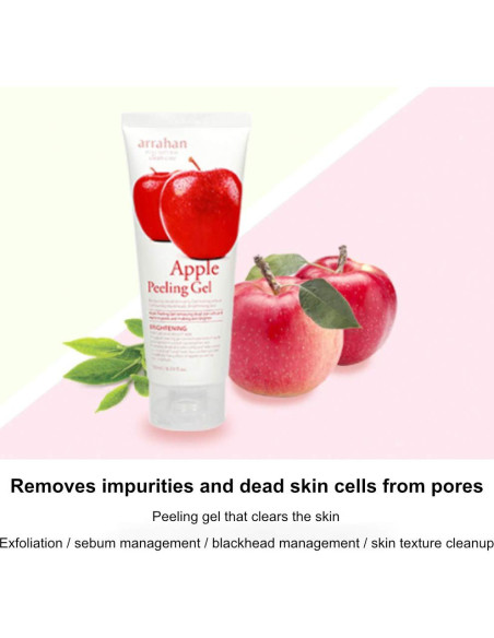 Gel Exfoliante Hidratante de Manzana 180ml - Puntos Negros Gel Exfoliante Hidratante de Manzana 180ml - Puntos Negros