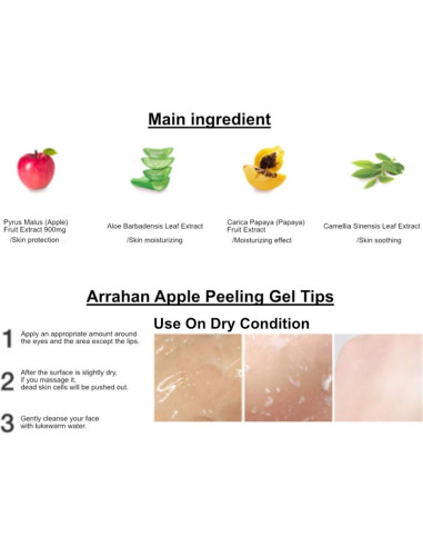 Gel Exfoliante Hidratante de Manzana 180ml - Puntos Negros