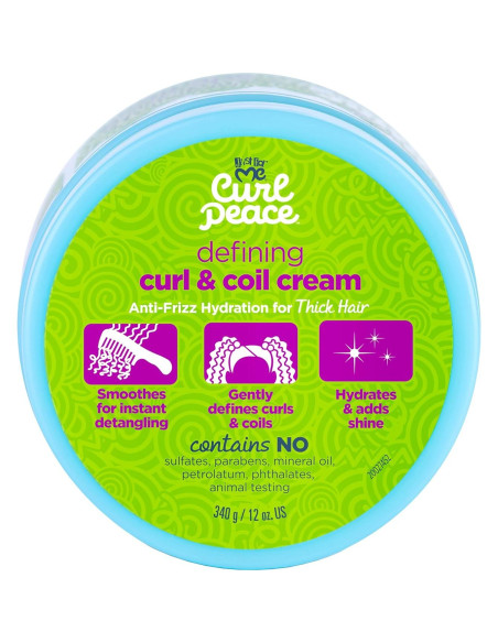 Crema Definidora de Rizos Just For Me Curl Peace 340 g Crema Definidora de Rizos Just For Me Curl Peace 340 g
