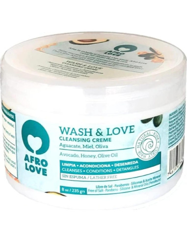 Afro Love Co-Wash Crema Limpiadora 2x226.8g - Hidratante Rizado