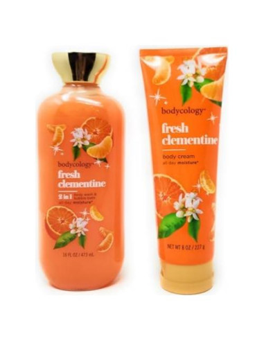 Gel de Ducha 2 en 1 y Crema Corporal Bodycology 2 Pzas