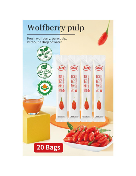 Jugo de Bayas Goji 100% Puro Xi Yue 300ml - Sin Azúcar Jugo de Bayas Goji 100% Puro Xi Yue 300ml - Sin Azúcar