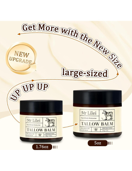 Bálsamo Hidratante Natural Loción Corporal 141g - Sebo de Res Bálsamo Hidratante Natural Loción Corporal 141g - Sebo de Res