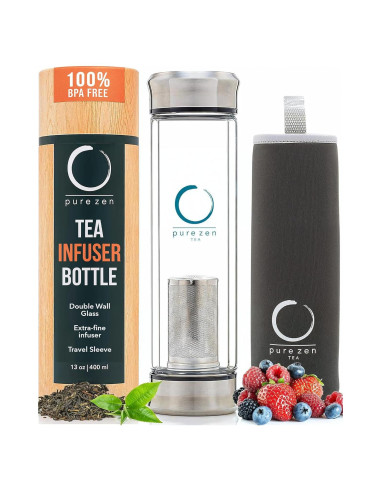 Taza de Té Pure Zen 400 ml con Infusor de Acero Inoxidable