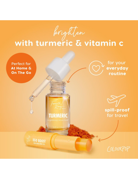 Suero Facial Iluminador ColourPop Cúrcuma 28.3 ml Suero Facial Iluminador ColourPop Cúrcuma 28.3 ml