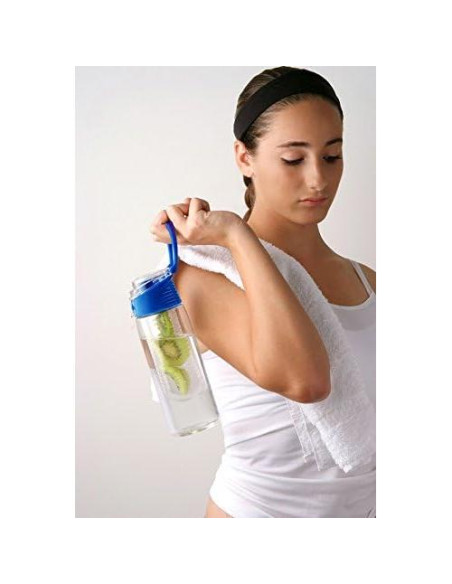 Botella Infusora de Agua Asobu Sabor a Fruta 590 ml Azul Botella Infusora de Agua Asobu Sabor a Fruta 590 ml Azul