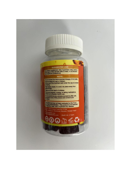 Gominolas Veganas B BEWORTHS 120g Aceite Semilla Negra y Musgo Marino Gominolas Veganas B BEWORTHS 120g Aceite Semilla Negra y Musgo Marino