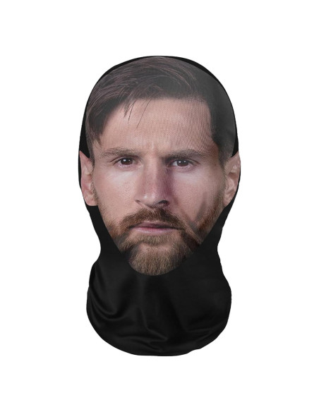 Máscara Balaclava 3D Lionel Messi - Gaiter Multiusos para Fans Máscara Balaclava 3D Lionel Messi - Gaiter Multiusos para Fans