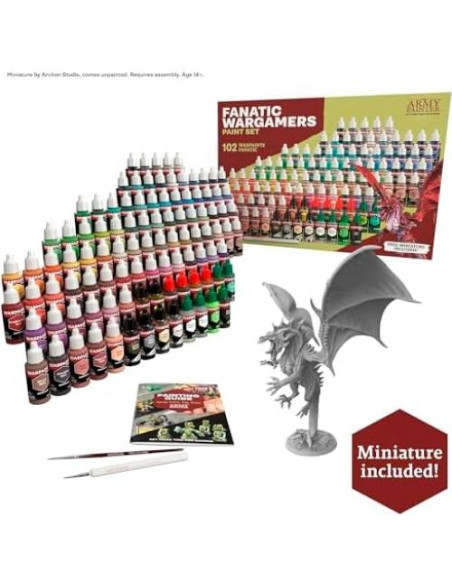 Set de Pinturas Acrílicas The Army Painter 102 x 18 ml para Miniaturas Set de Pinturas Acrílicas The Army Painter 102 x 18 ml para Miniaturas
