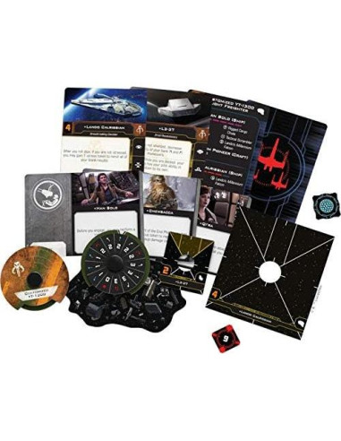 Juego de Miniaturas Star Wars X-Wing Halcón Milenario Lando