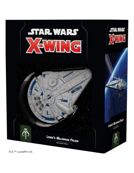 Juego de Miniaturas Star Wars X-Wing Halcón Milenario Lando Juego de Miniaturas Star Wars X-Wing Halcón Milenario Lando