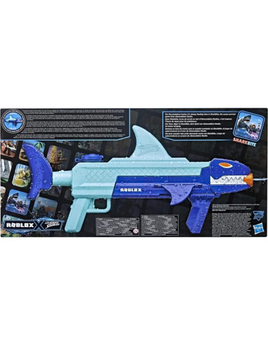 Nerf Super Soaker Roblox SharkBite SHRK 500 Blaster de Agua
