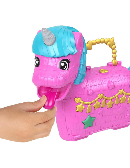 Set de Juego Unicornio Partilandia Polly Pocket con 2 Muñecas y 25 Accesorios Set de Juego Unicornio Partilandia Polly Pocket con 2 Muñecas y 25 Accesorios