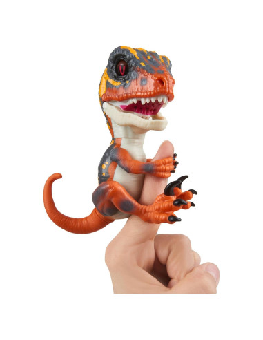 Dinosaurio Interactivo Blaze Fingerlings - Raptor Indomable Naranja