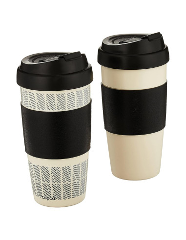 Tazas de Viaje Reutilizables Copco 5237160 Doble Pared 473ml 2 Unidades