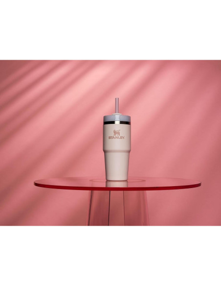 Taza Stanley Quencher H2.0 14oz Acero Inoxidable Cuarzo Rosa Taza Stanley Quencher H2.0 14oz Acero Inoxidable Cuarzo Rosa