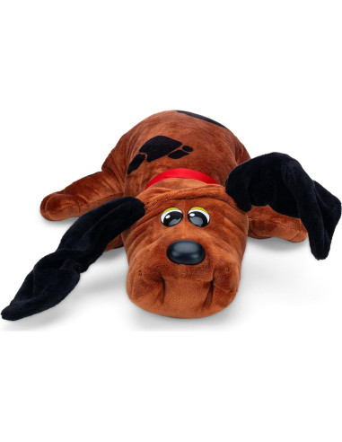 Perrito Pound Clásico Marrón Rojizo con Manchas Negras