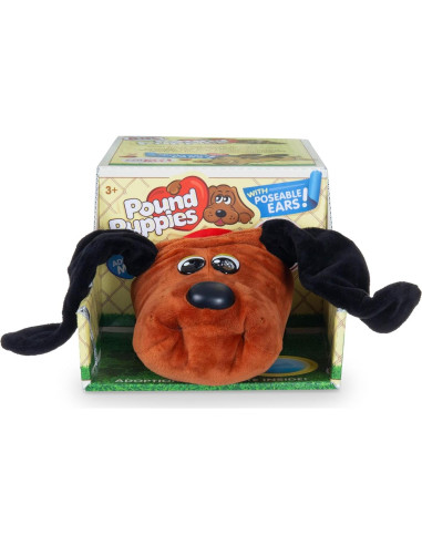 Perrito Pound Clásico Marrón Rojizo con Manchas Negras