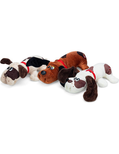 Perrito Pound Clásico Marrón Rojizo con Manchas Negras