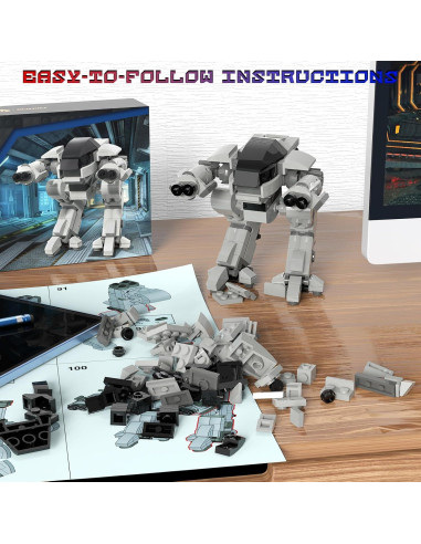 Bloques de Construcción Robot Mecha ED-209 269 Piezas