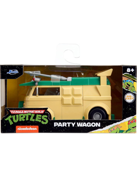 Carro de Fiesta TMNT Jada Toys 1:32 Die-Cast Detallado Carro de Fiesta TMNT Jada Toys 1:32 Die-Cast Detallado