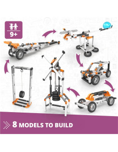 Kit de Construcción STEM Engino Leyes de Newton 9+ 2