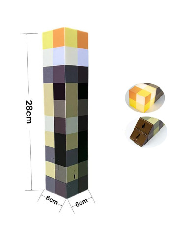 Lámpara de antorcha de pared Yevheniy 7 colores recargable USB