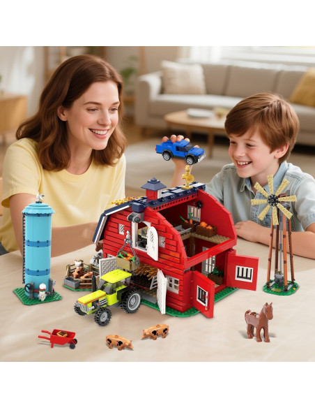 Juego de Construcción de Granja INSOON 1419 PZS con Luces LED Juego de Construcción de Granja INSOON 1419 PZS con Luces LED
