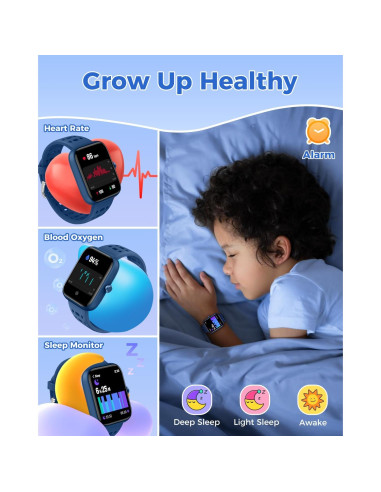 Reloj Inteligente para Niños ENOMIR Brillante 1.83" IP68