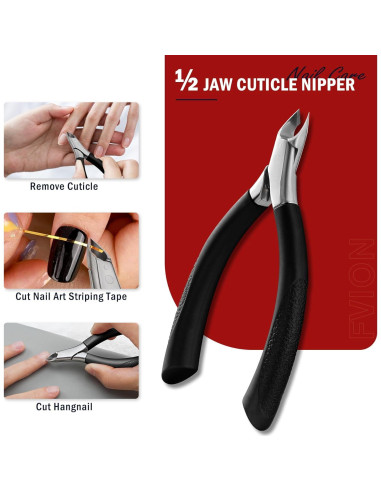 Cortador de Cutículas FVION Profesional Acero Inoxidable 5mm