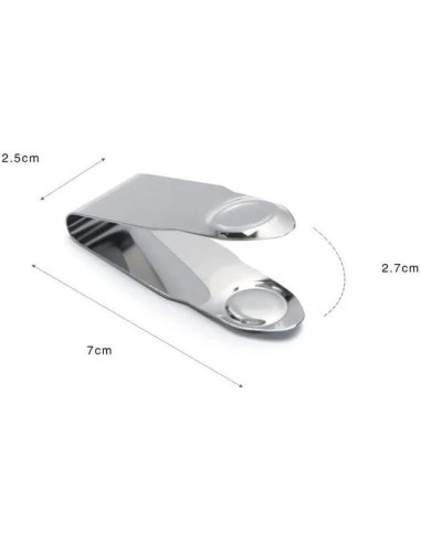Removedor de Tallos de Fresa ZhangyiHot Acero Inoxidable 2 Pcs