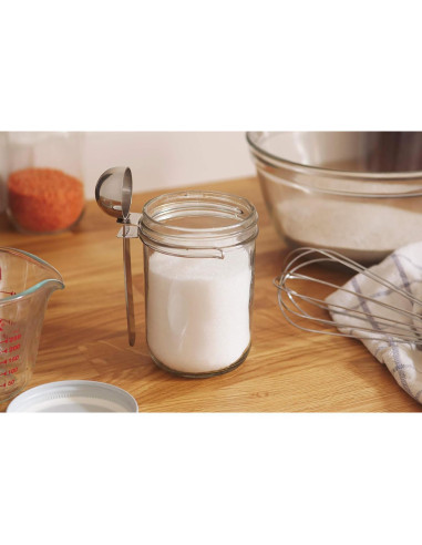 Cucharón de Acero Inoxidable Jarware para Tarros Mason 16 oz