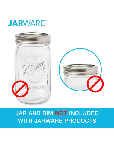 Cucharón de Acero Inoxidable Jarware para Tarros Mason 16 oz