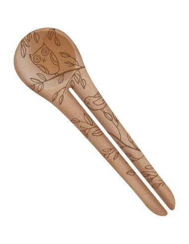 Cuchara de Madera Talisman Designs con Clip 17.8 cm Natural