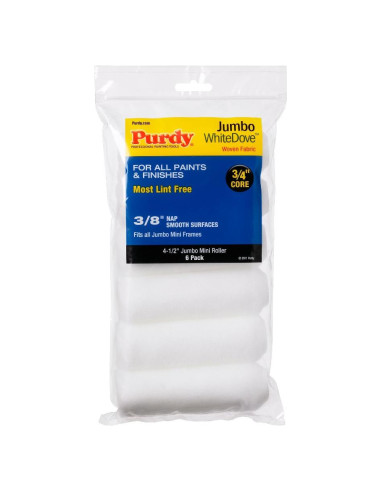 Rodillos de pintura Purdy White Dove Jumbo 11.43 cm, 6 unidades