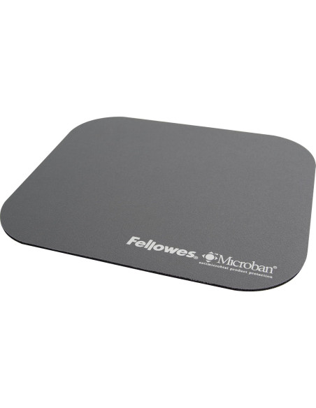 Alfombrilla de ratón Fellowes Microban Grafito 23x19 cm Alfombrilla de ratón Fellowes Microban Grafito 23x19 cm
