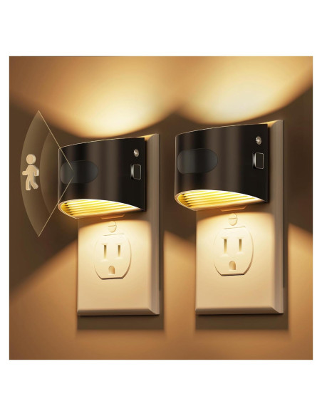 Luz Nocturna LED L LOHAS con Sensor de Movimiento 3000K - Paquete de 2 Luz Nocturna LED L LOHAS con Sensor de Movimiento 3000K - Paquete de 2
