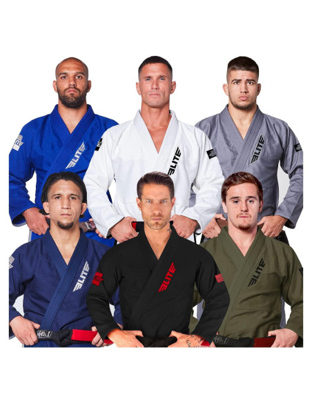 Gi BJJ Elite Sports IBJJF para Hombres Blanco Premium - Talla 3 Gi BJJ Elite Sports IBJJF para Hombres Blanco Premium - Talla 3