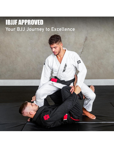Gi BJJ Elite Sports IBJJF para Hombres Blanco Premium - Talla 3