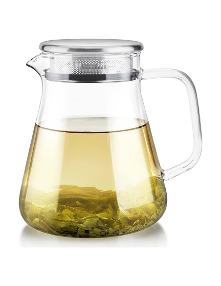 Hervidor de Té One-Touch Teabloom 800 ML Vidrio Borosilicato Hervidor de Té One-Touch Teabloom 800 ML Vidrio Borosilicato