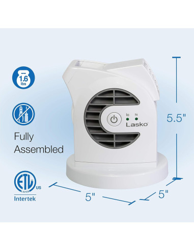 Ventilador de Escritorio Lasko MyCool D300 USB 2 Velocidades