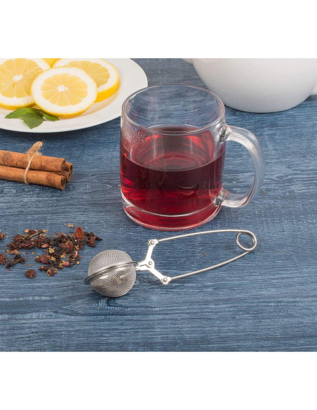 Colador de Té LEVLOVS Snap Ball Acero Inoxidable Paquete de 3 Colador de Té LEVLOVS Snap Ball Acero Inoxidable Paquete de 3