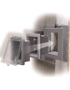 Caja de Salida Empotrada TayMac MR420CG 1-Gang Gris 2