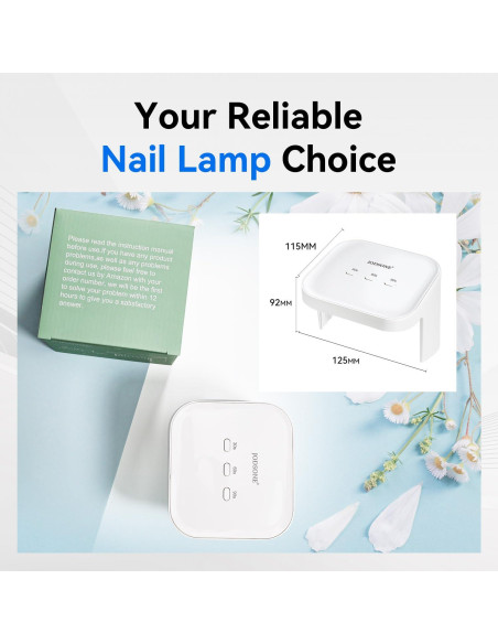 Lámpara UV LED Profesional JODSONE para Uñas - Espacio Grande Lámpara UV LED Profesional JODSONE para Uñas - Espacio Grande